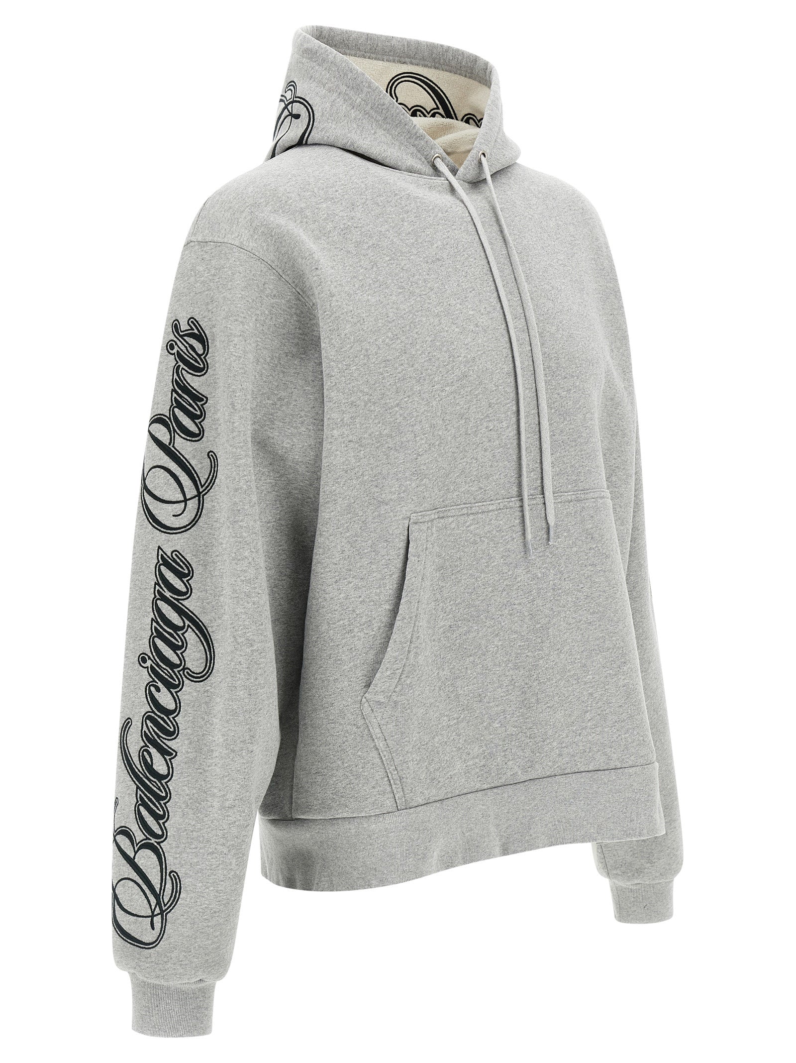 Balenciaga Gray Cotton Sweatshirt Balenciaga