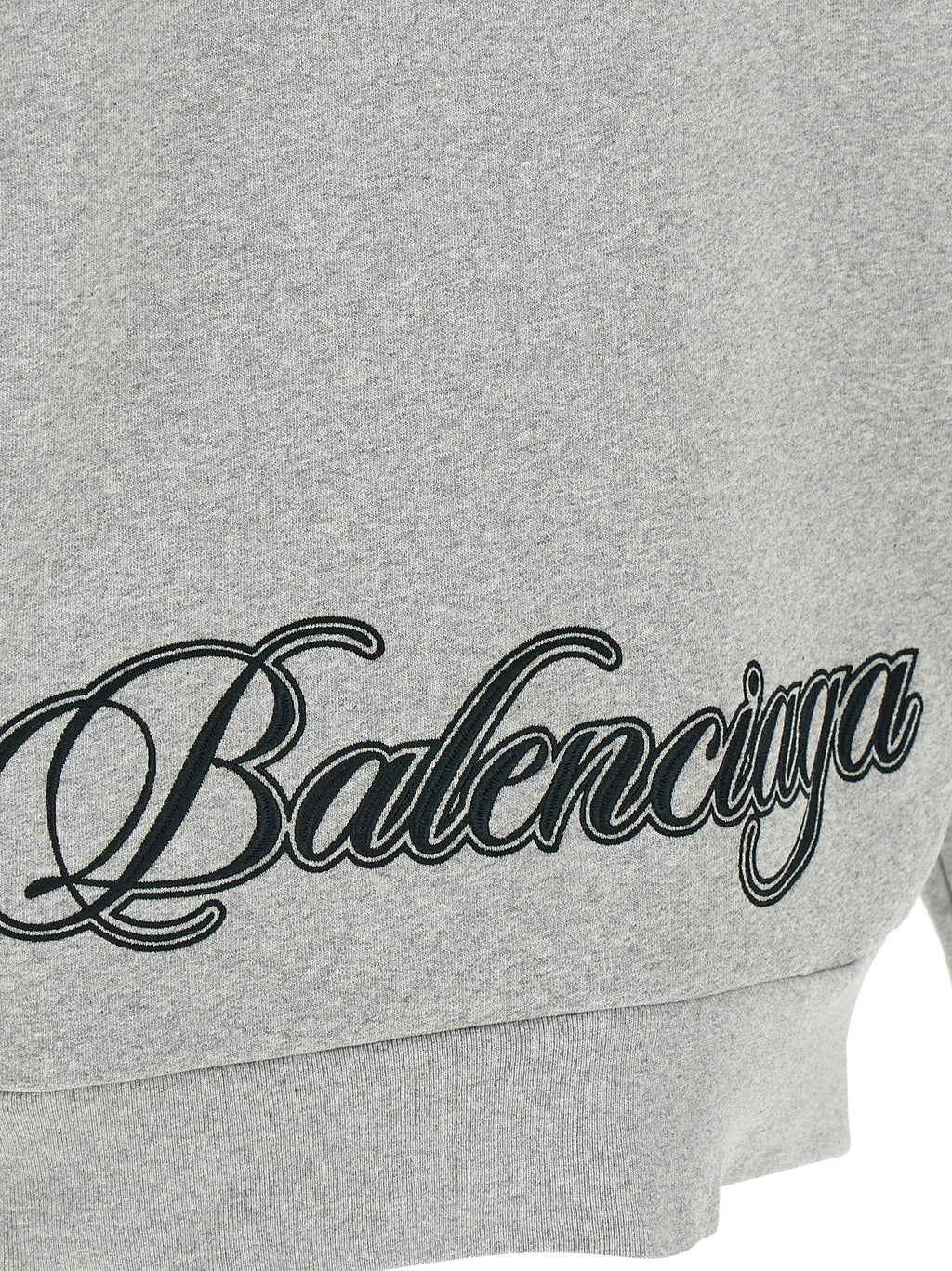 Balenciaga Gray Cotton Sweatshirt Balenciaga