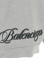 Balenciaga Gray Cotton Sweatshirt Balenciaga