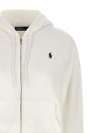 Polo Ralph Lauren White Cotton Sweatshirt Polo Ralph Lauren