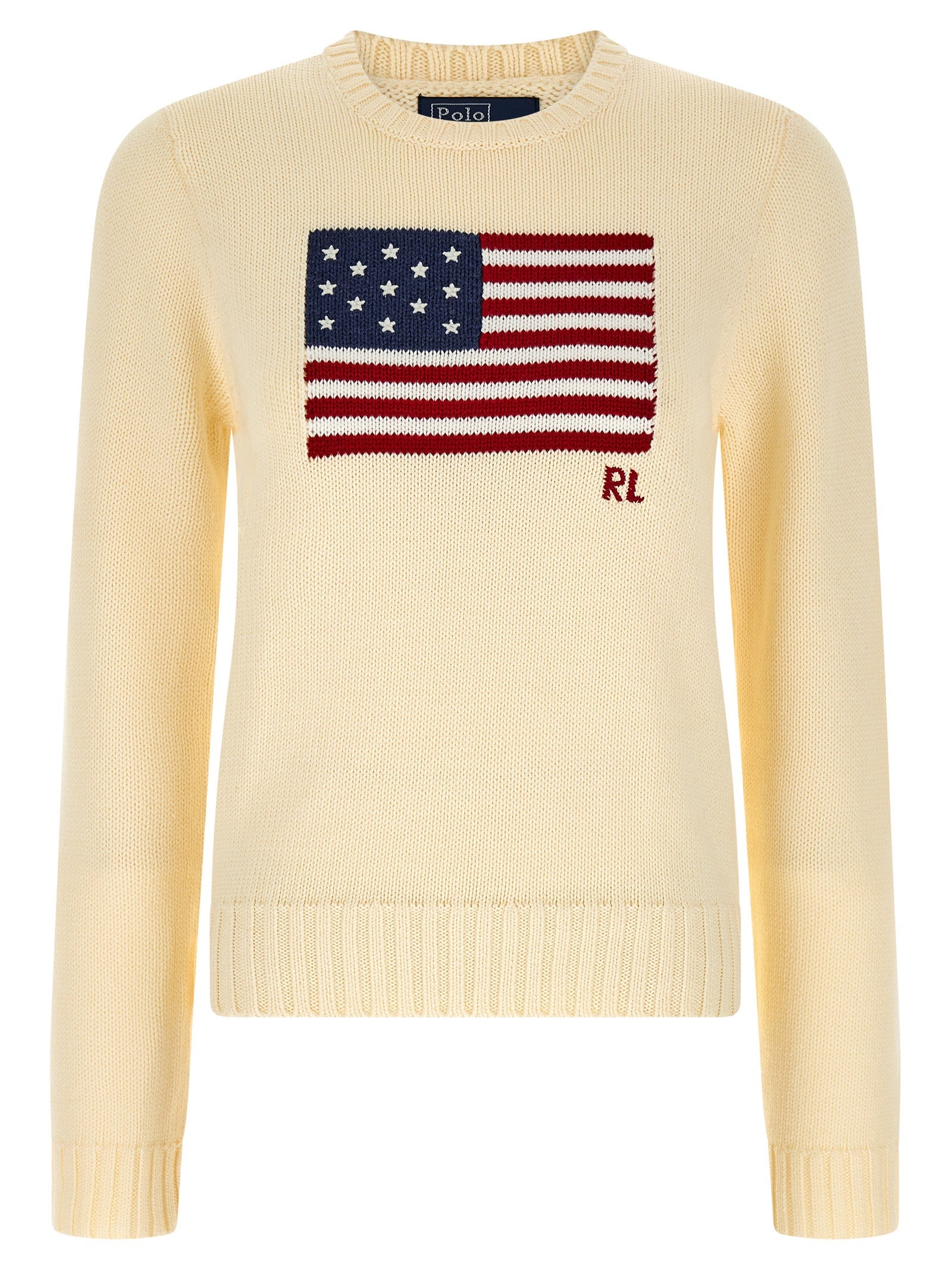 Polo Ralph Lauren Beige Cotton Cardigan Polo Ralph Lauren