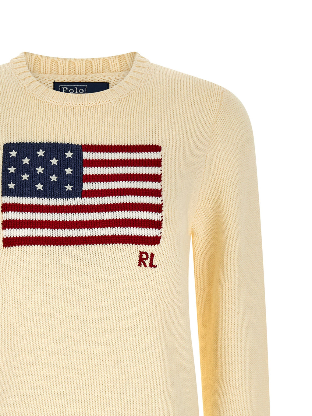 Polo Ralph Lauren Beige Cotton Cardigan Polo Ralph Lauren