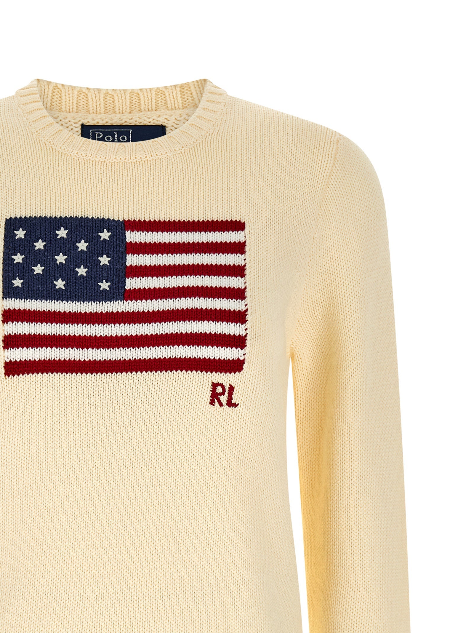 Polo Ralph Lauren Beige Cotton Cardigan Polo Ralph Lauren