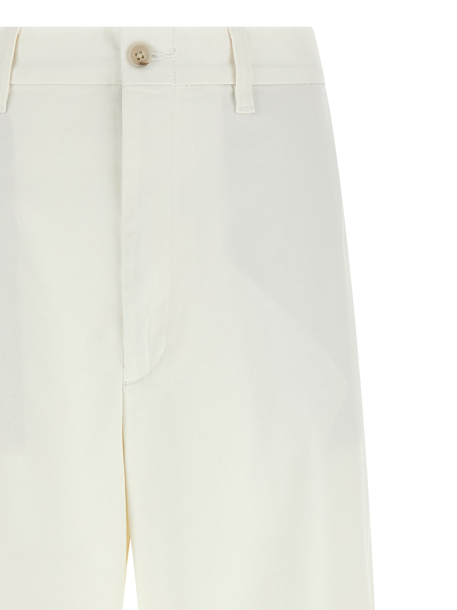 Polo Ralph Lauren White Cotton Chino Pants Polo Ralph Lauren