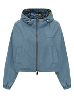 Fendi Blue Polyester Shell Jacket Fendi