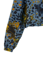 Fendi Blue Polyester Shell Jacket Fendi