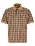 Burberry Beige Viscose Polo Shirt Burberry