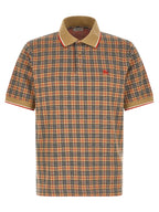 Burberry Beige Viscose Polo Shirt Burberry