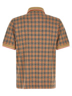 Burberry Beige Viscose Polo Shirt Burberry