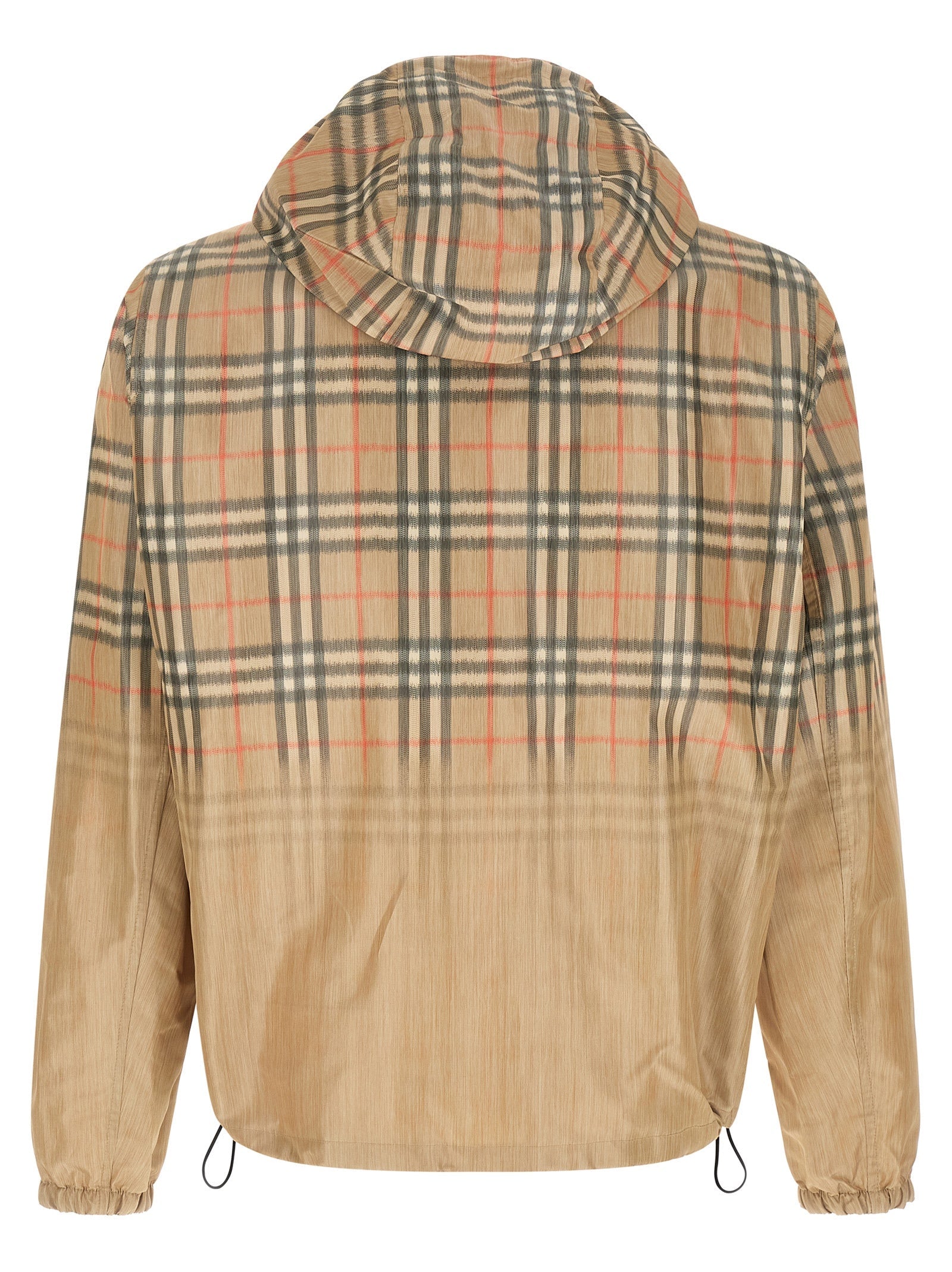 Burberry Beige Viscose Shell Jacket Burberry