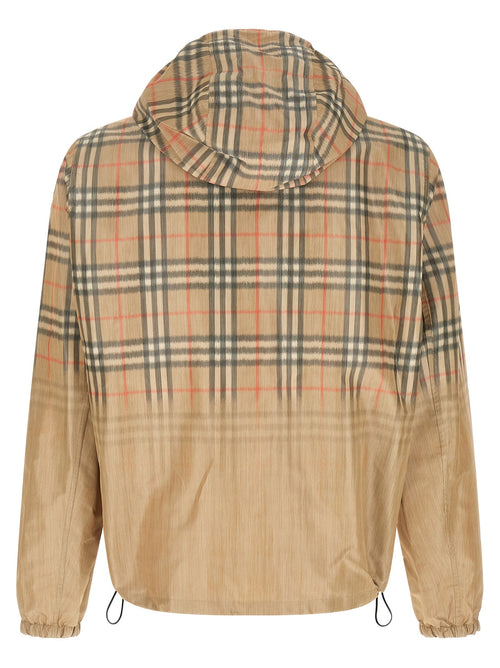 Burberry Beige Viscose Shell Jacket Burberry
