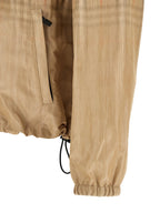 Burberry Beige Viscose Shell Jacket Burberry