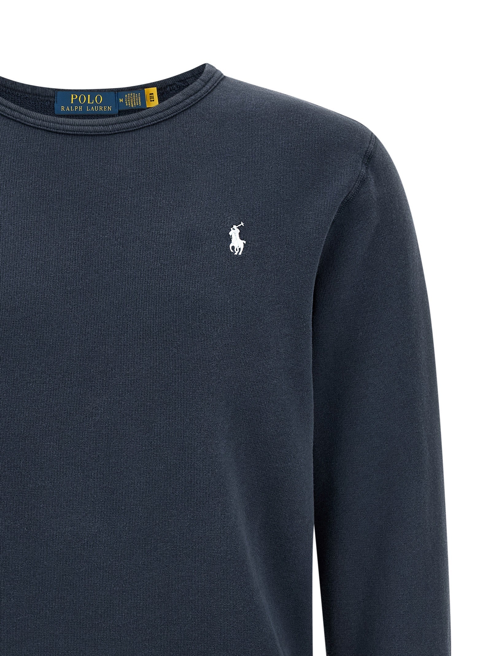 Polo Ralph Lauren Blue Cotton Sweatshirt Polo Ralph Lauren