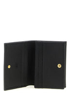 Valentino Garavani Black Calfskin Cardholder Valentino Garavani