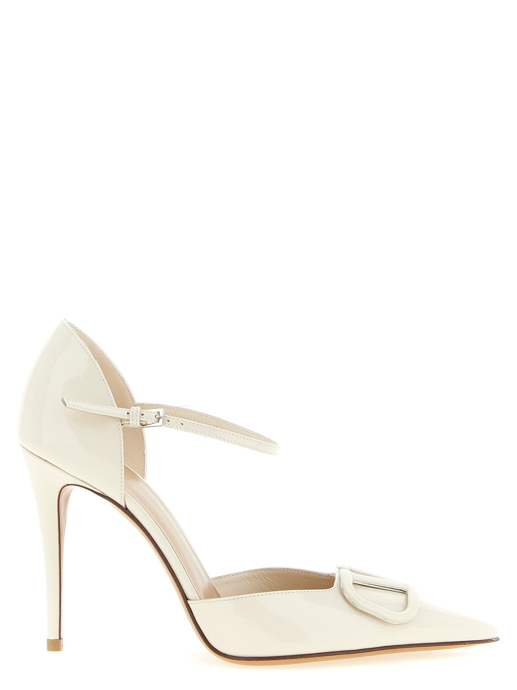Valentino Garavani White Calfskin High Heel Pumps Valentino Garavani