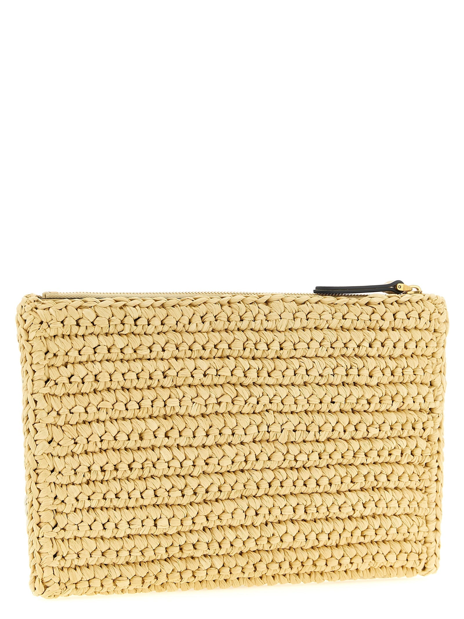 Valentino Garavani White Viscose Clutch Bag Valentino Garavani