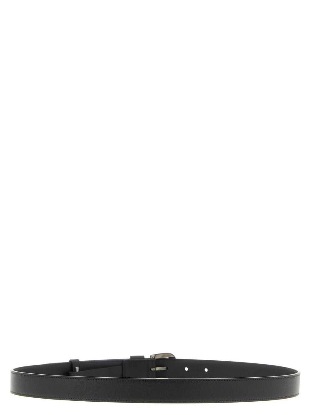 Valentino Garavani Black Calfskin Regular Belt Valentino Garavani