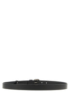 Valentino Garavani Black Calfskin Regular Belt Valentino Garavani