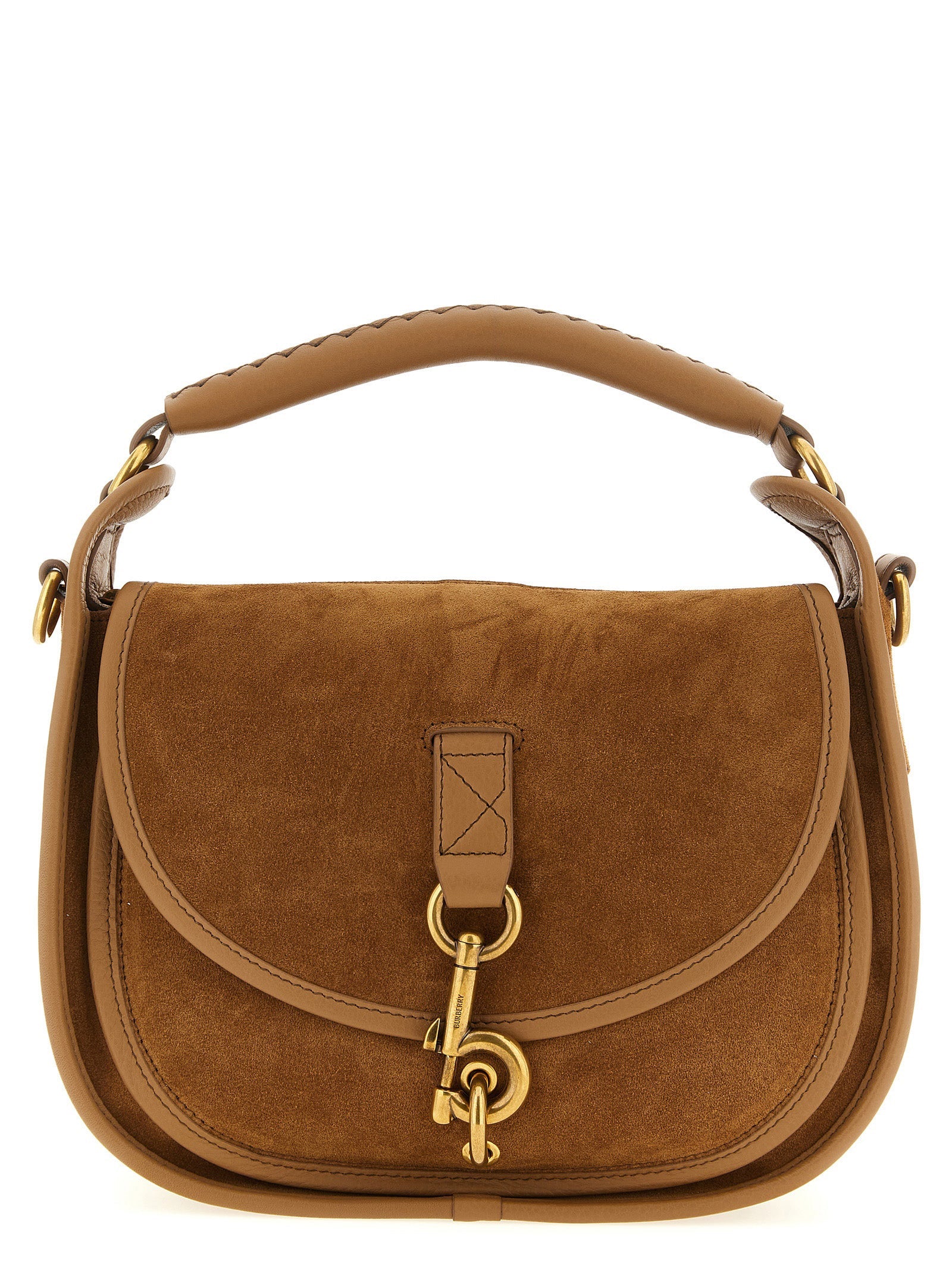 Burberry Beige Calfskin Handbag Burberry
