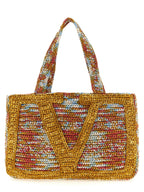 Valentino Garavani Multicolor Viscose Tote Bag Valentino Garavani