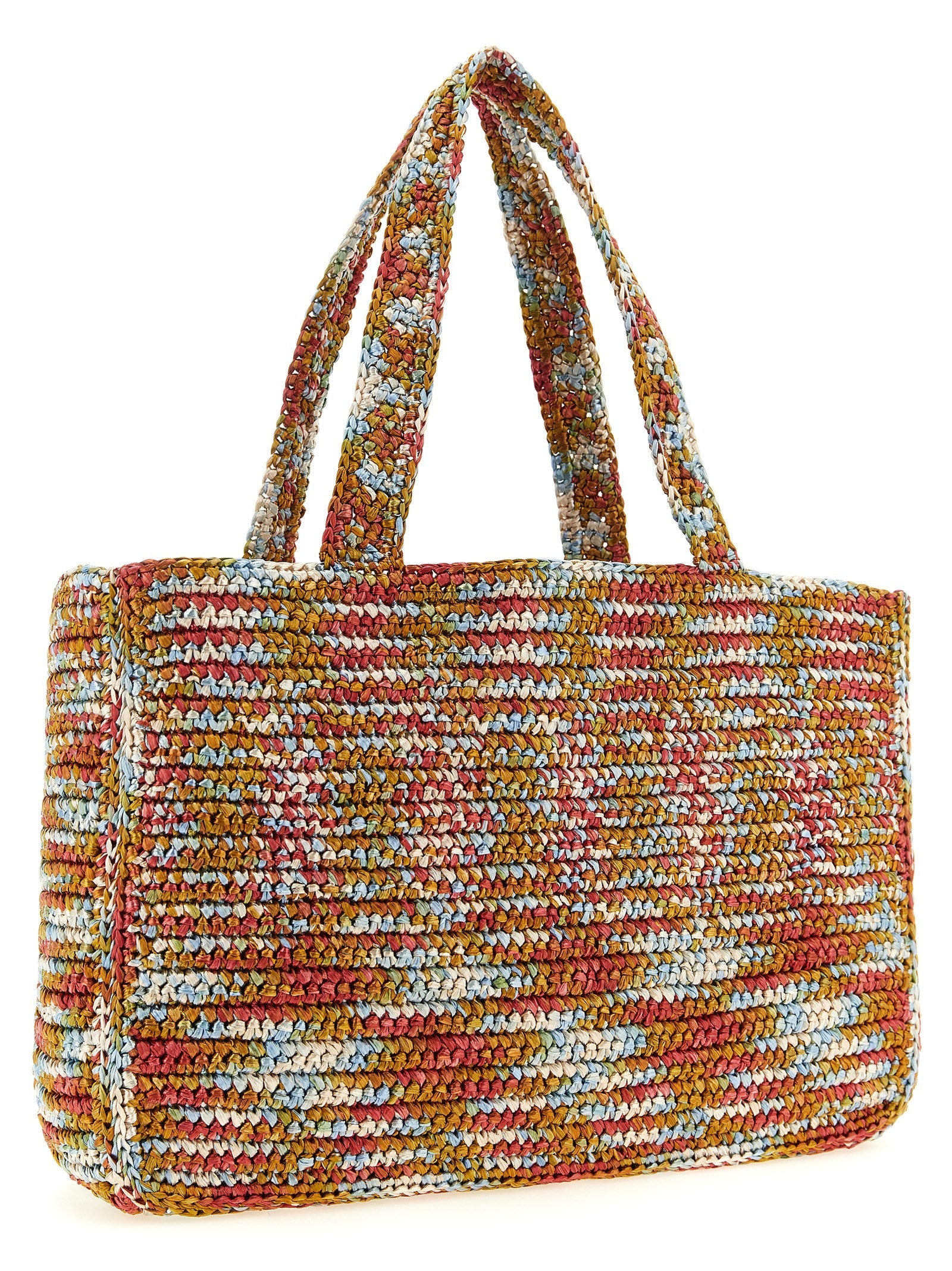 Valentino Garavani Multicolor Viscose Tote Bag Valentino Garavani
