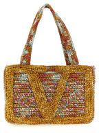 Valentino Garavani Multicolor Viscose Tote Bag Valentino Garavani