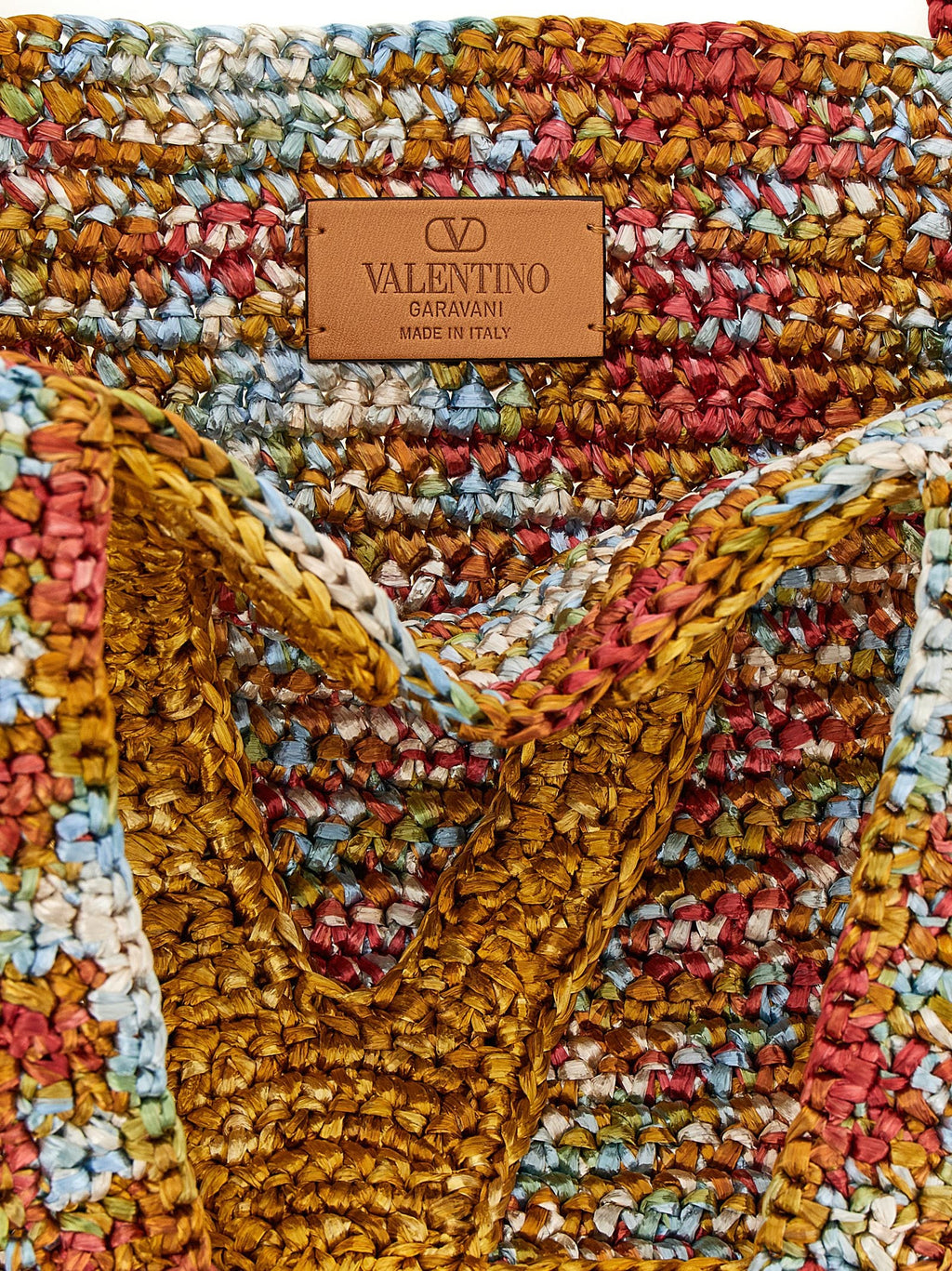 Valentino Garavani Multicolor Viscose Tote Bag Valentino Garavani