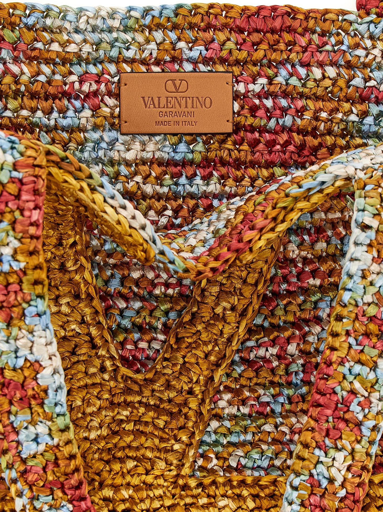 Valentino Garavani Multicolor Viscose Tote Bag Valentino Garavani