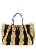 Valentino Garavani Beige Viscose Handbag Valentino Garavani