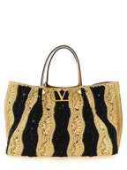 Valentino Garavani Beige Viscose Handbag Valentino Garavani