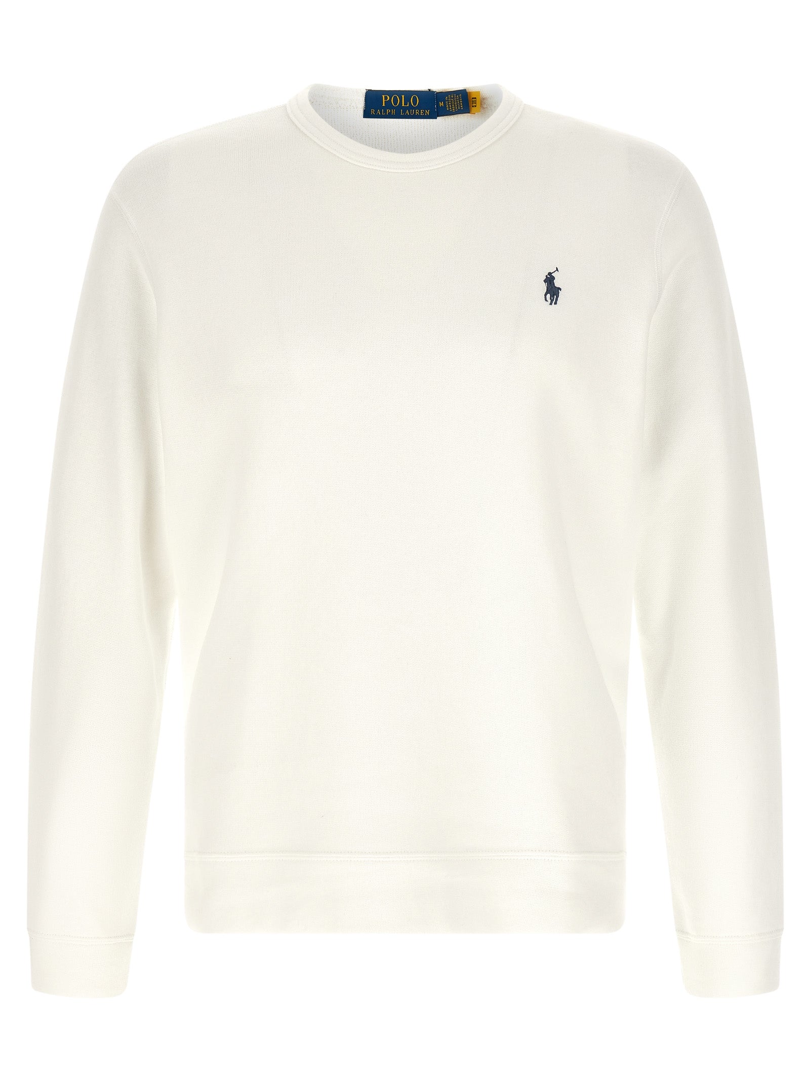 Polo Ralph Lauren White Cotton Sweatshirt Polo Ralph Lauren