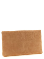 Saint Laurent Brown Lamb Leather Clutch Bag Saint Laurent