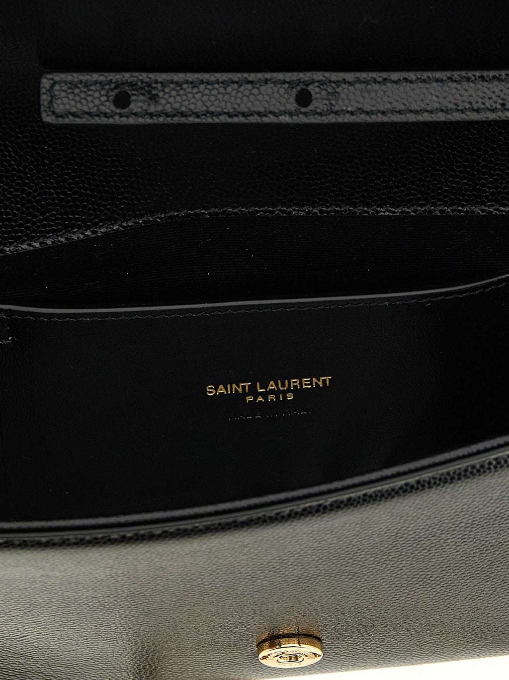 Saint Laurent Black Calfskin Clutch Bag Saint Laurent