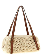 Versace Beige Cotton Shoulder Bag Versace