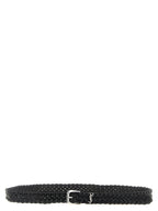 Saint Laurent Black Calfskin Regular Belt Saint Laurent