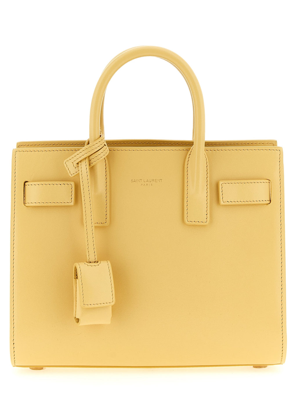 Saint Laurent Bicolor Calfskin Handbag Saint Laurent