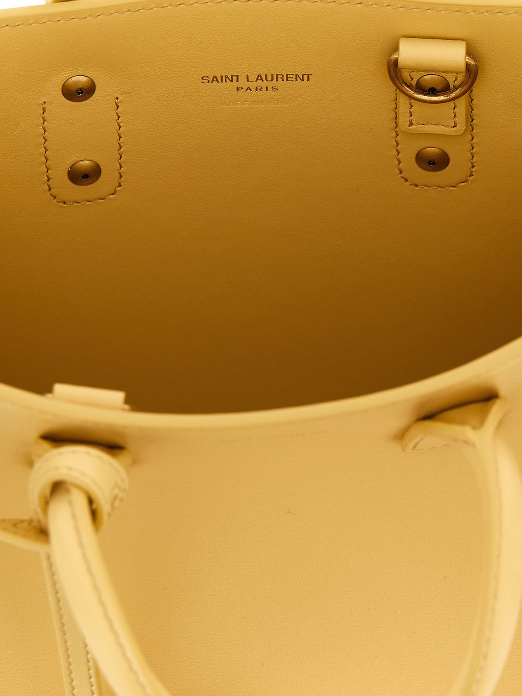 Saint Laurent Bicolor Calfskin Handbag Saint Laurent