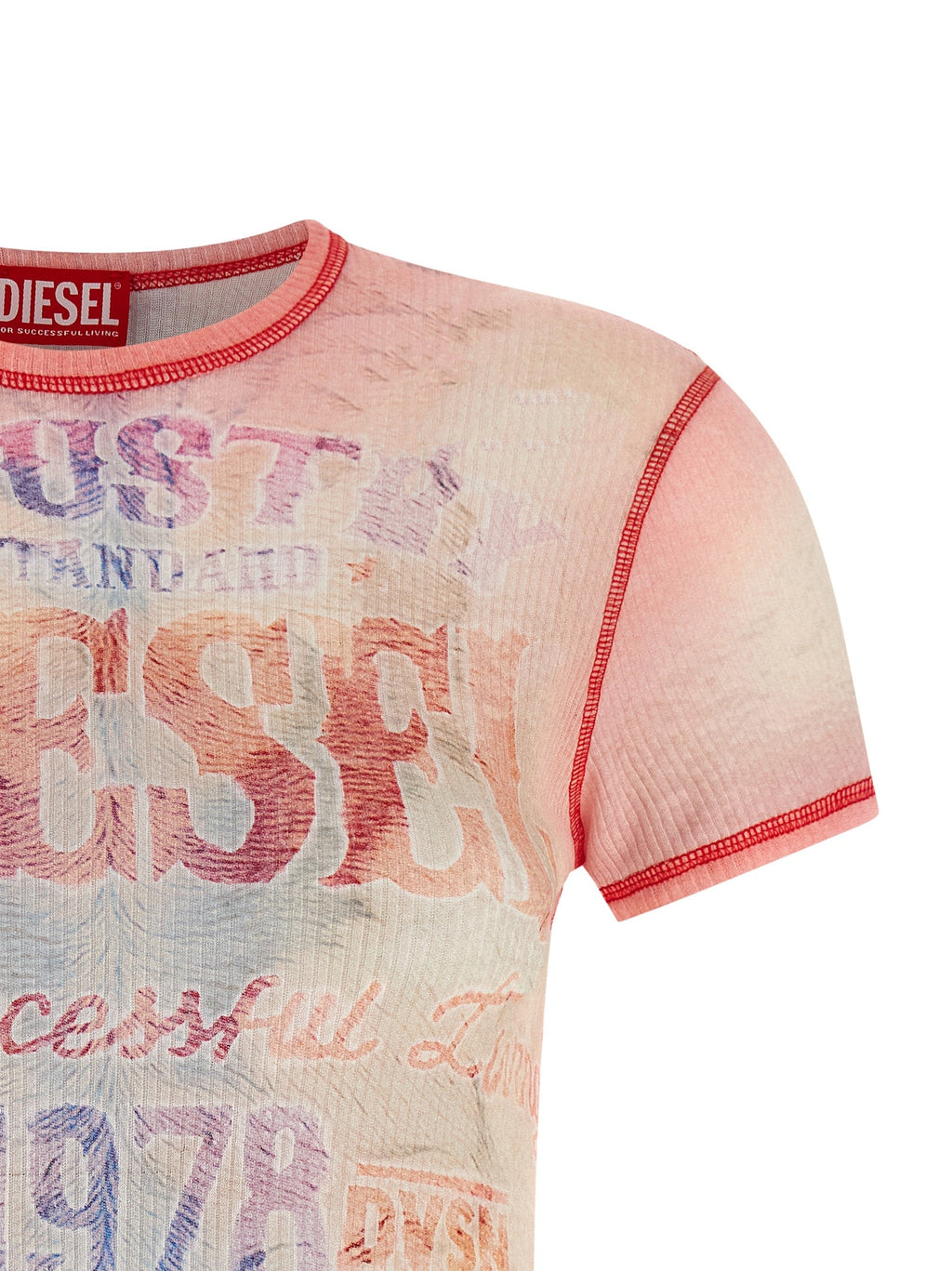 Diesel Multicolor Cotton T-Shirt Diesel