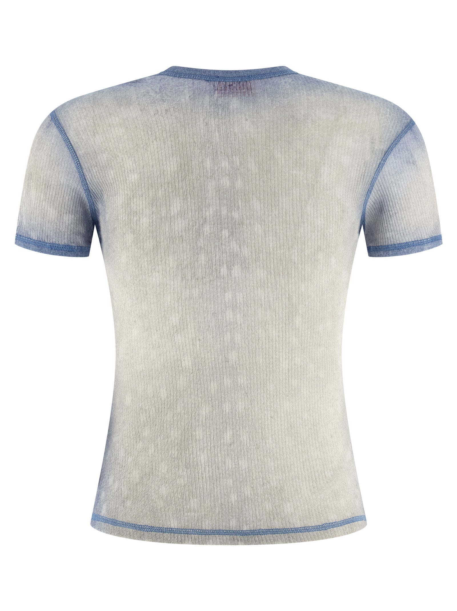 Diesel Blue Cotton T-Shirt Diesel