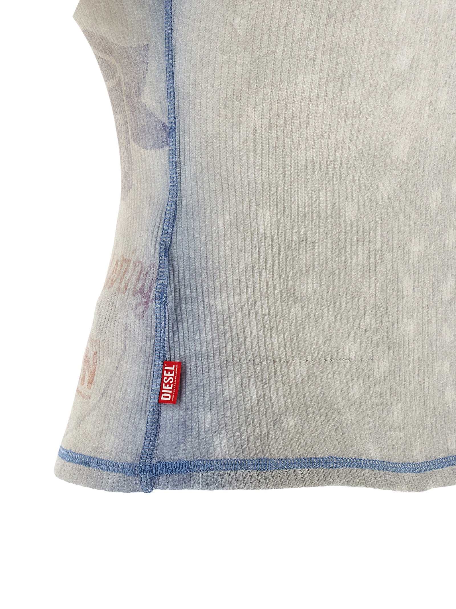 Diesel Blue Cotton T-Shirt Diesel