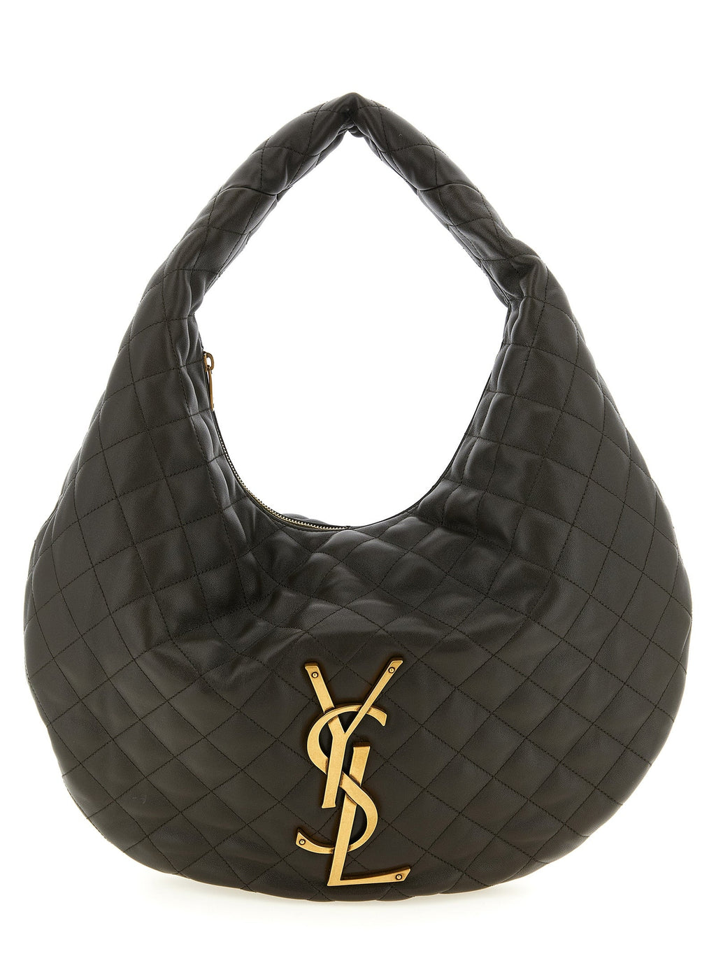Saint Laurent Brown Lamb Leather Shoulder Bag Saint Laurent