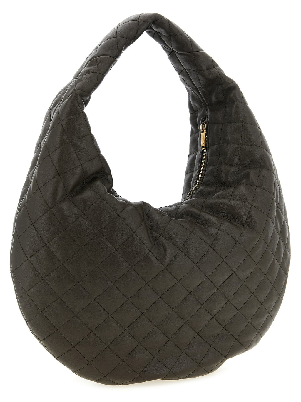 Saint Laurent Brown Lamb Leather Shoulder Bag Saint Laurent