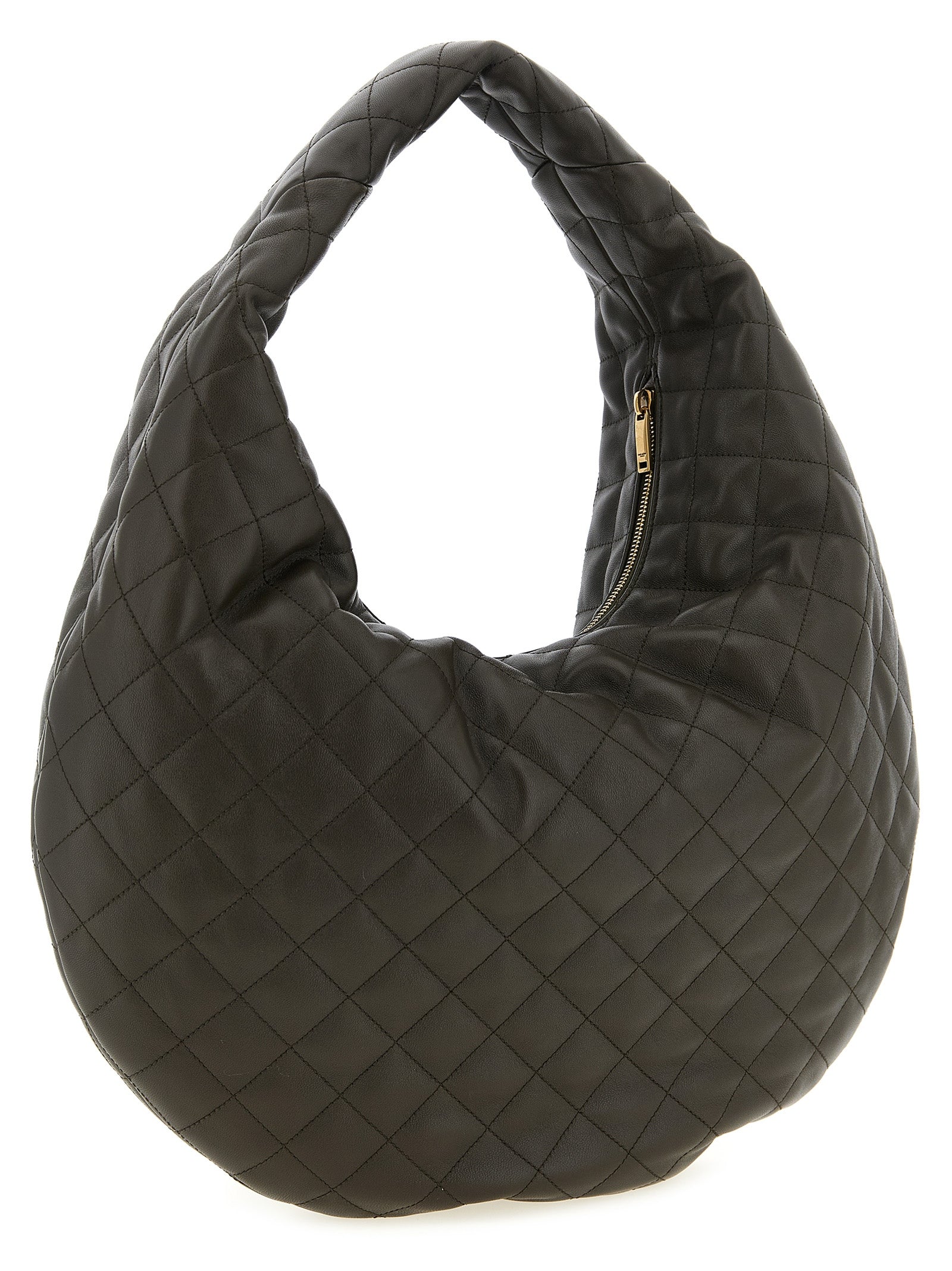 Saint Laurent Brown Lamb Leather Shoulder Bag Saint Laurent