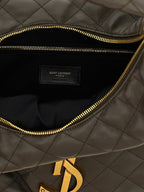 Saint Laurent Brown Lamb Leather Shoulder Bag Saint Laurent