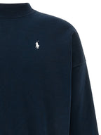 Polo Ralph Lauren Blue Cotton Sweatshirt Polo Ralph Lauren