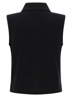 Saint Laurent Black Cotton Polo Shirt Saint Laurent