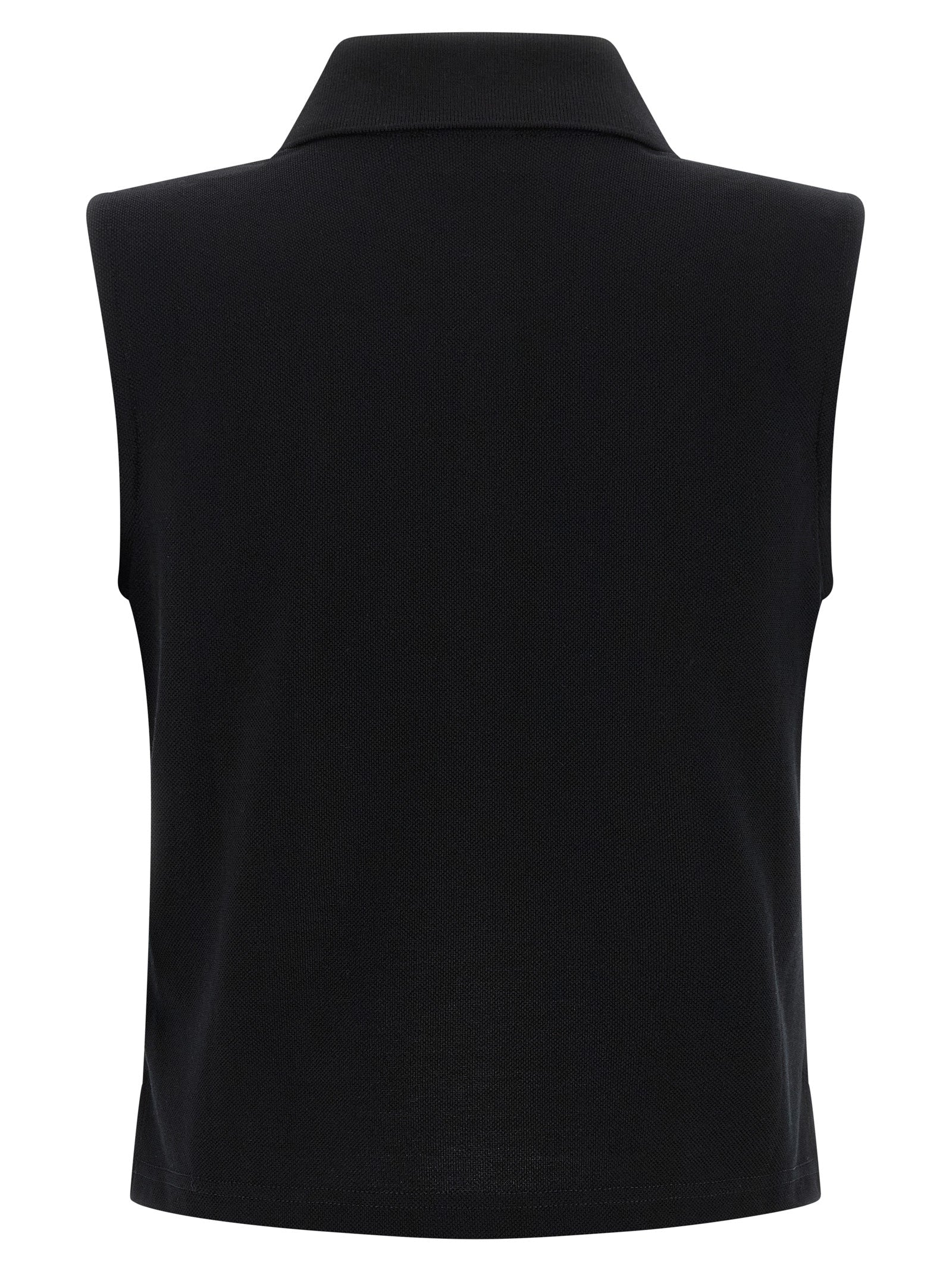 Saint Laurent Black Cotton Polo Shirt Saint Laurent