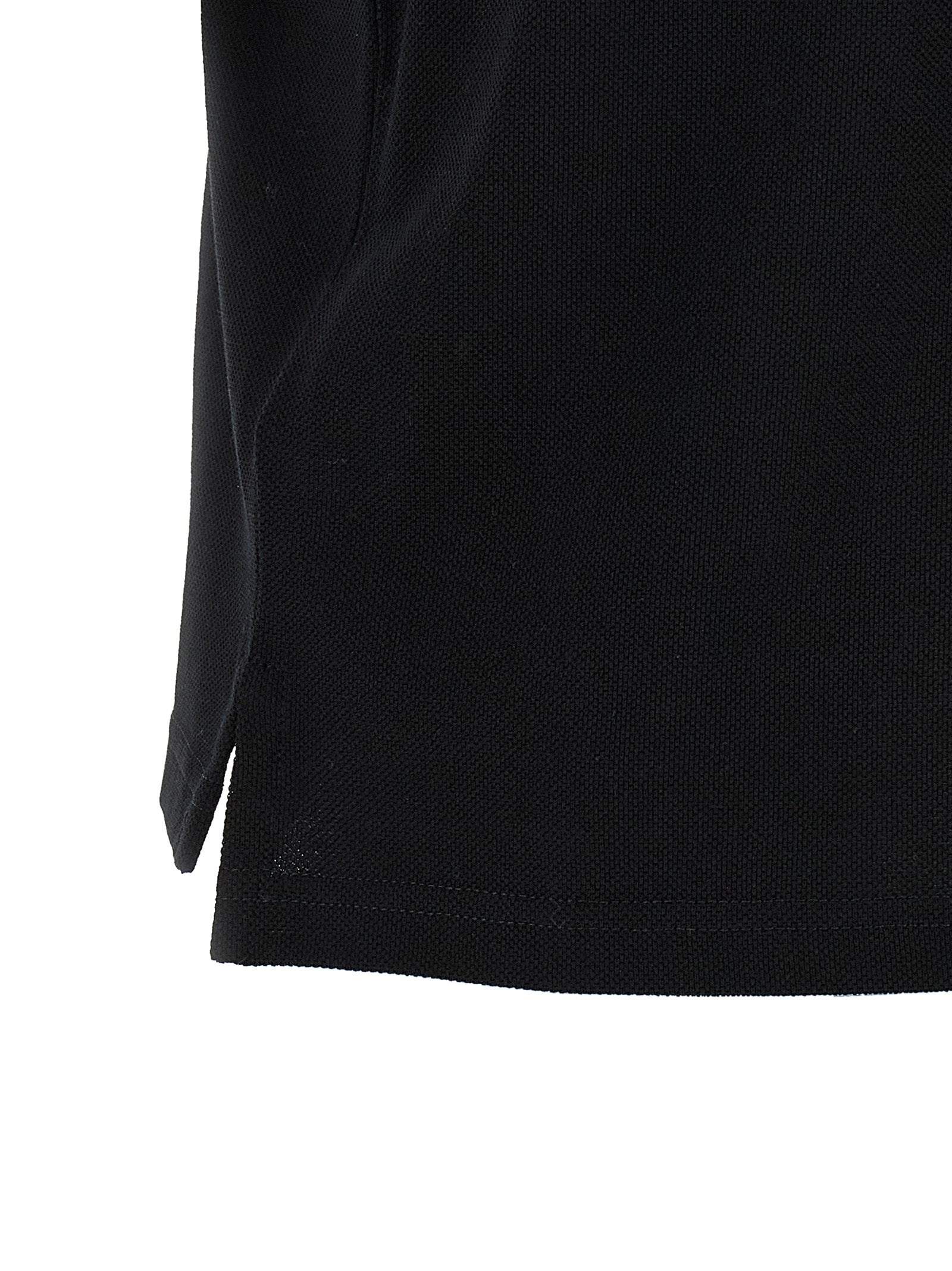Saint Laurent Black Cotton Polo Shirt Saint Laurent