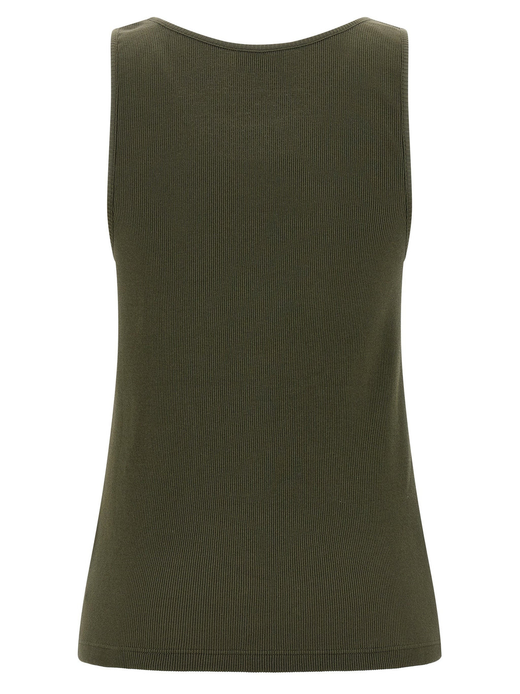 Saint Laurent Bicolor Cotton Tank Tops Saint Laurent