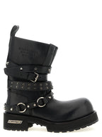 Balenciaga Black Calfskin Ankle Boots Balenciaga